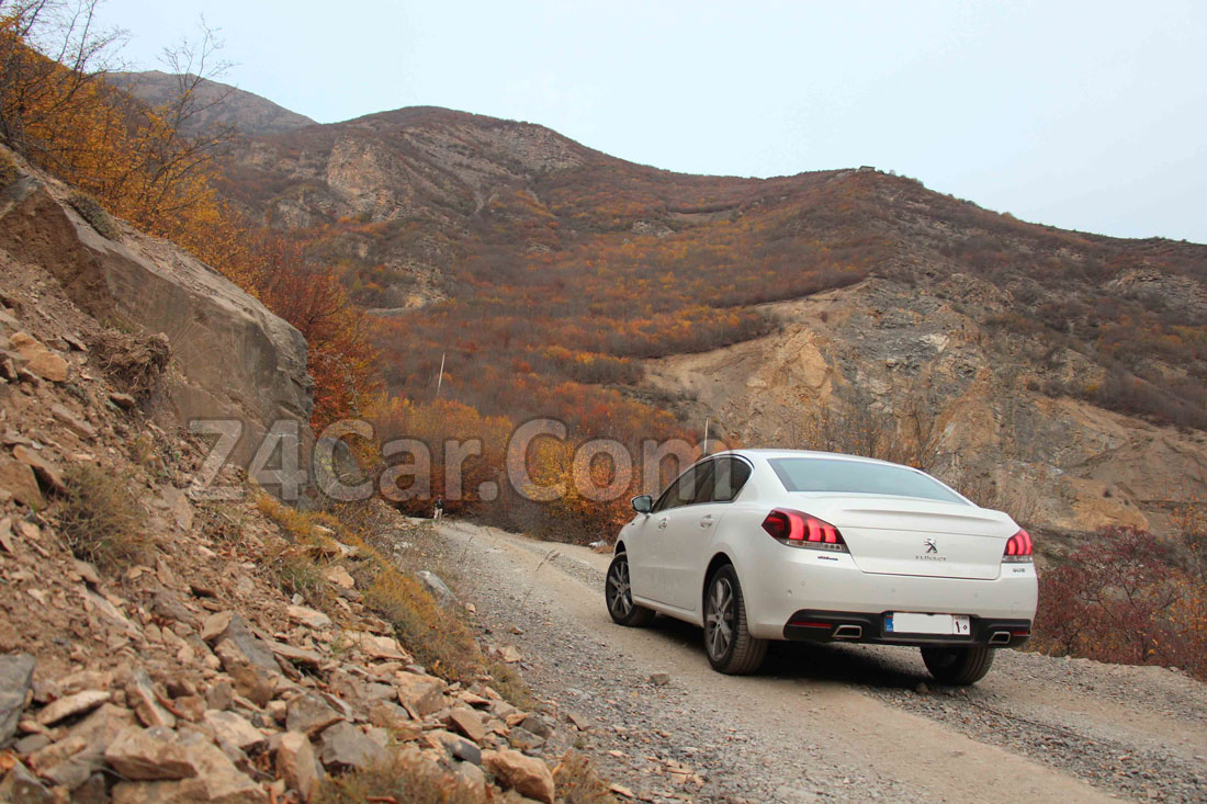 نمای عقب پژو 508 2015