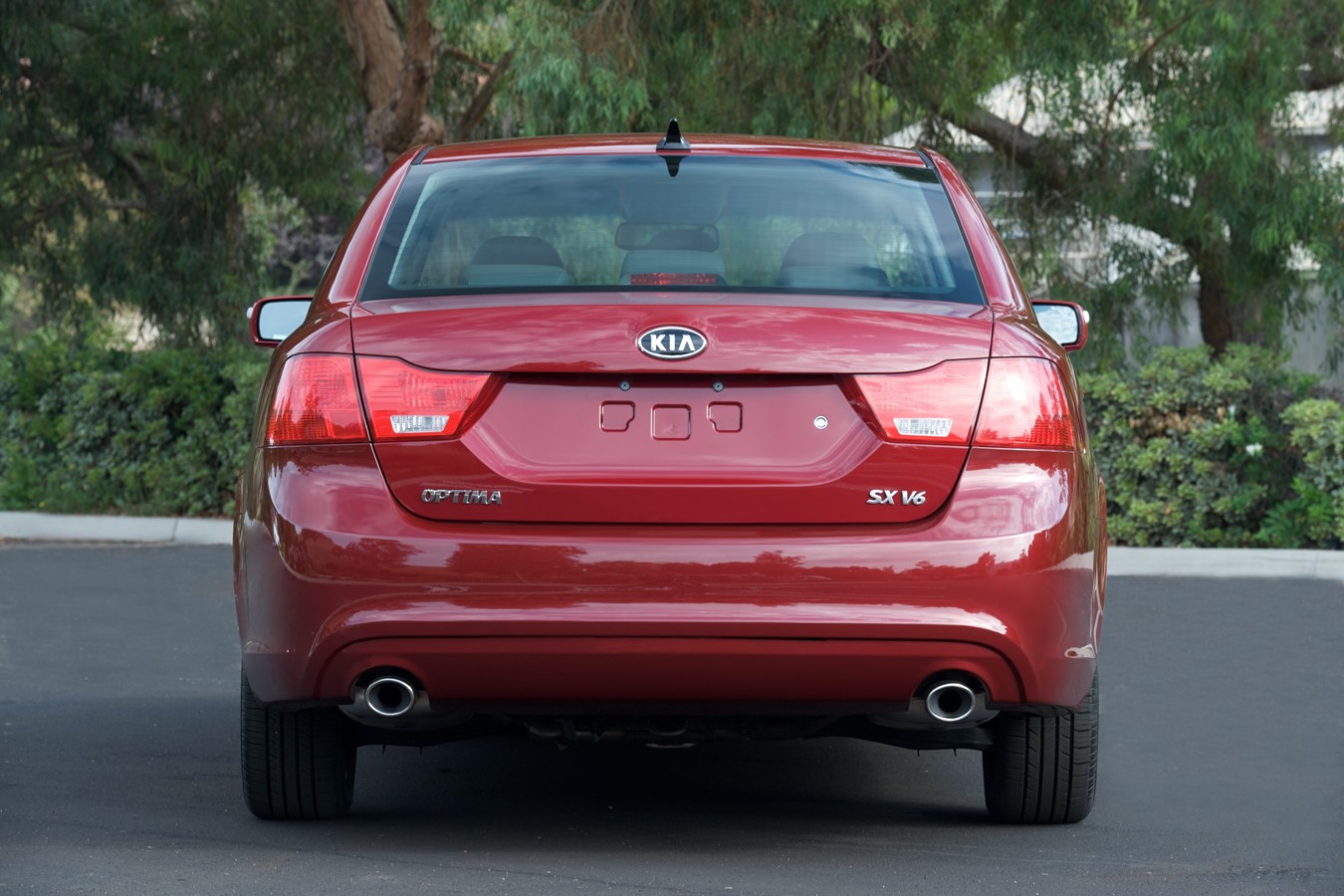 نمای عقب کیا اپتیما 2009-2010