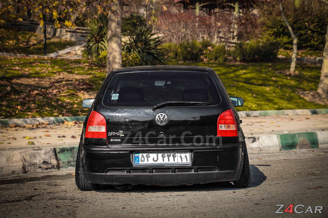 نمای عقب فولکس واگن گل