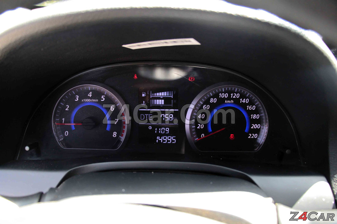 صفحه آمپر و کیلومترشمار زوتی Z300 (آریو S300)