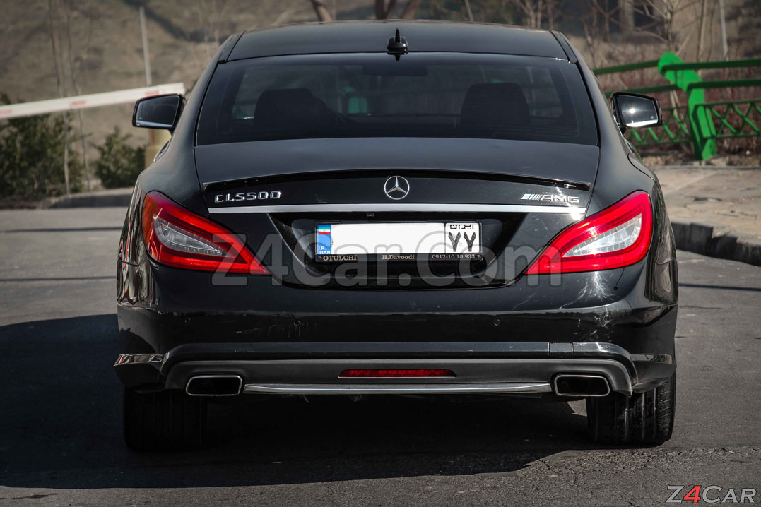 نمای عقب بنز CLS500 مدل 2011-2013