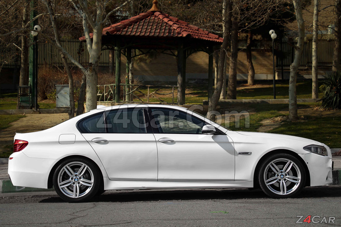 نمای جانبی بی ام و 528i 2011