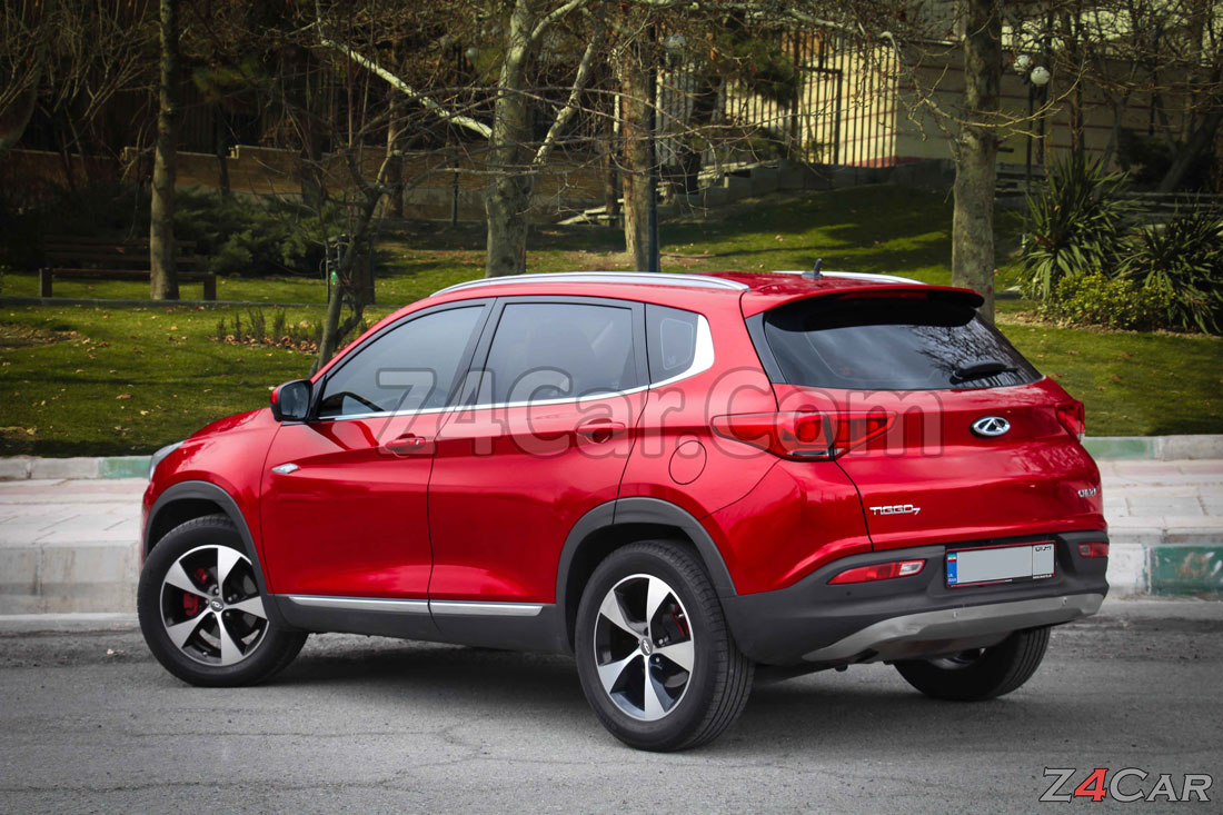 نمای عقب چری تیگو 7