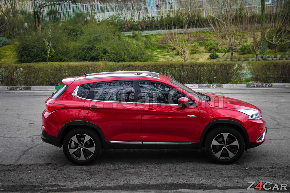 نمای جانبی چری تیگو 7