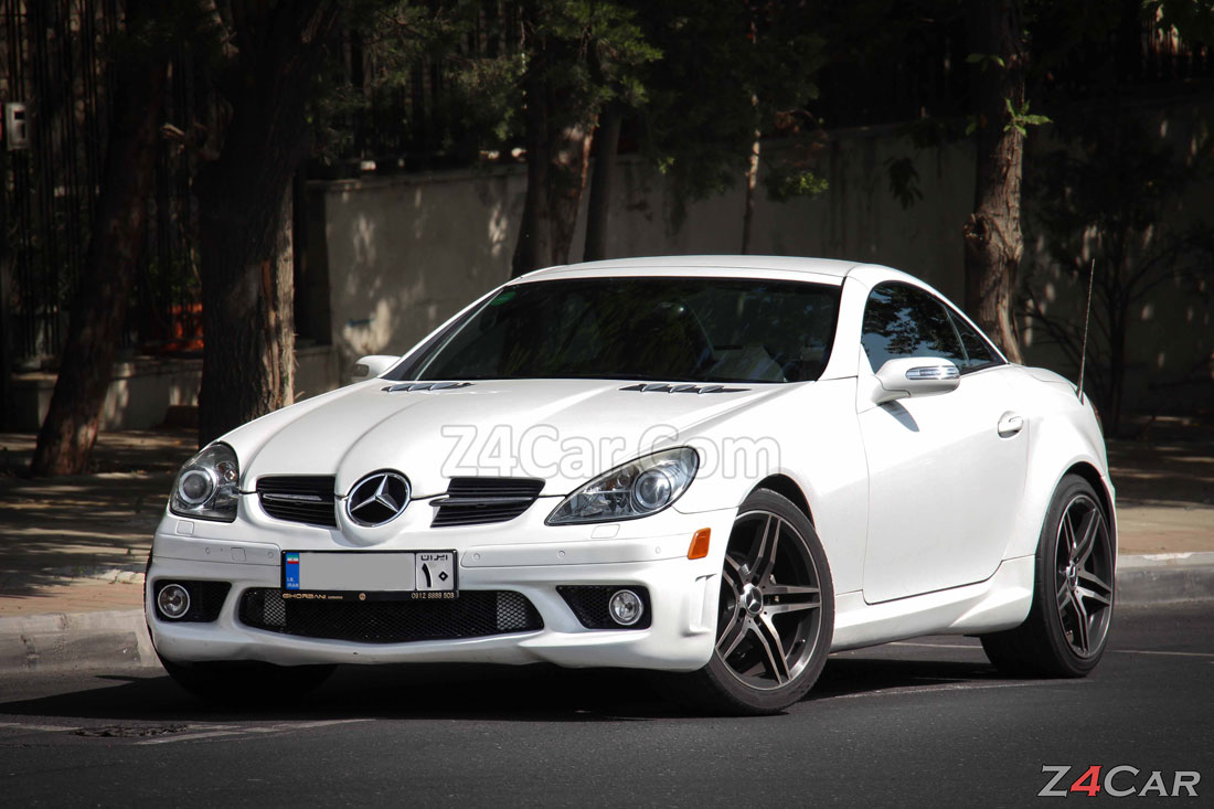 نمای جلو بنز SLK 2007