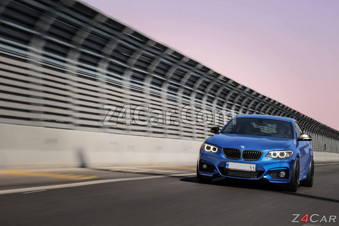 نمای جلو بی ام و 220i