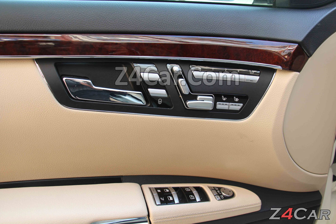 آپشنهای روی درب بنز S500 2013