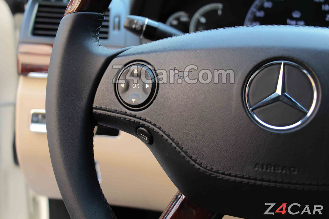 دکمه های فرمان بنز S500 2013