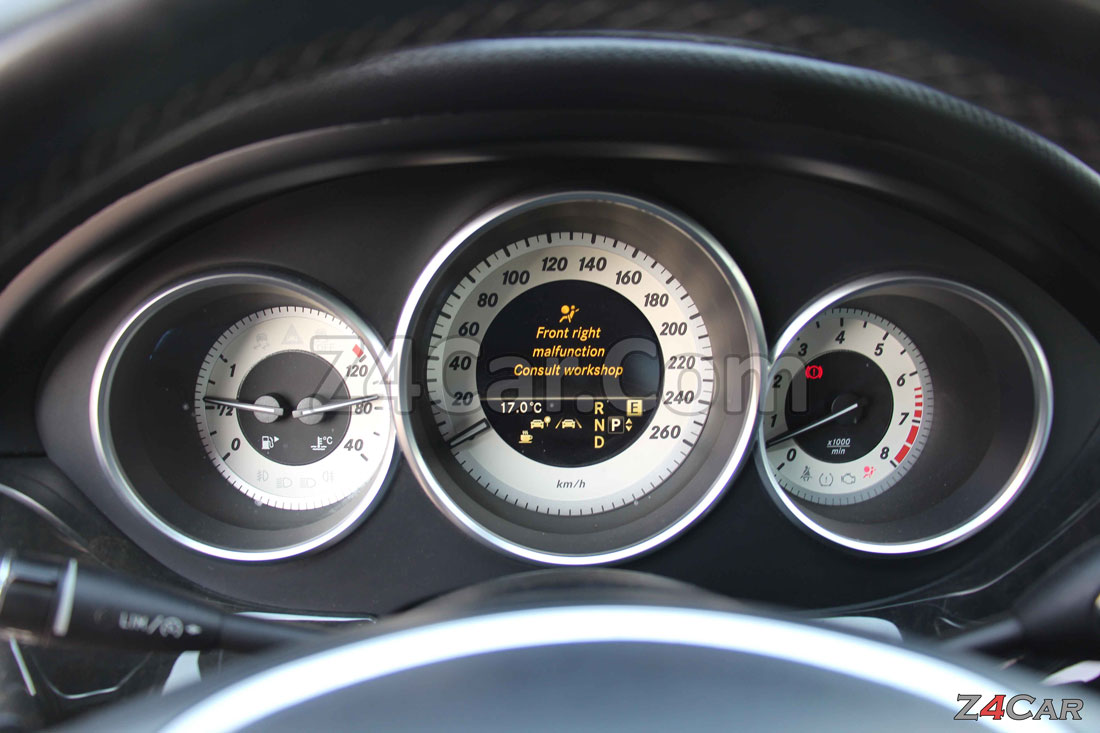 صفحه آمپر و کیلومترشمار بنز CLS500 مدل 2011-2013