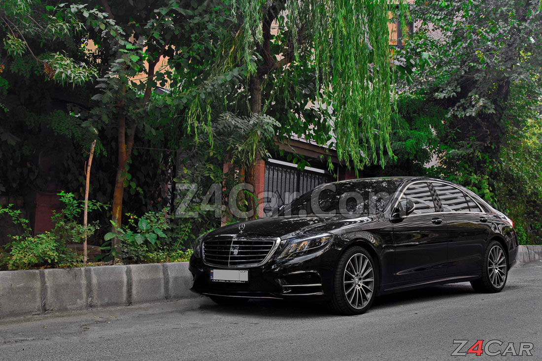 نمای جلو بنز S500 2014