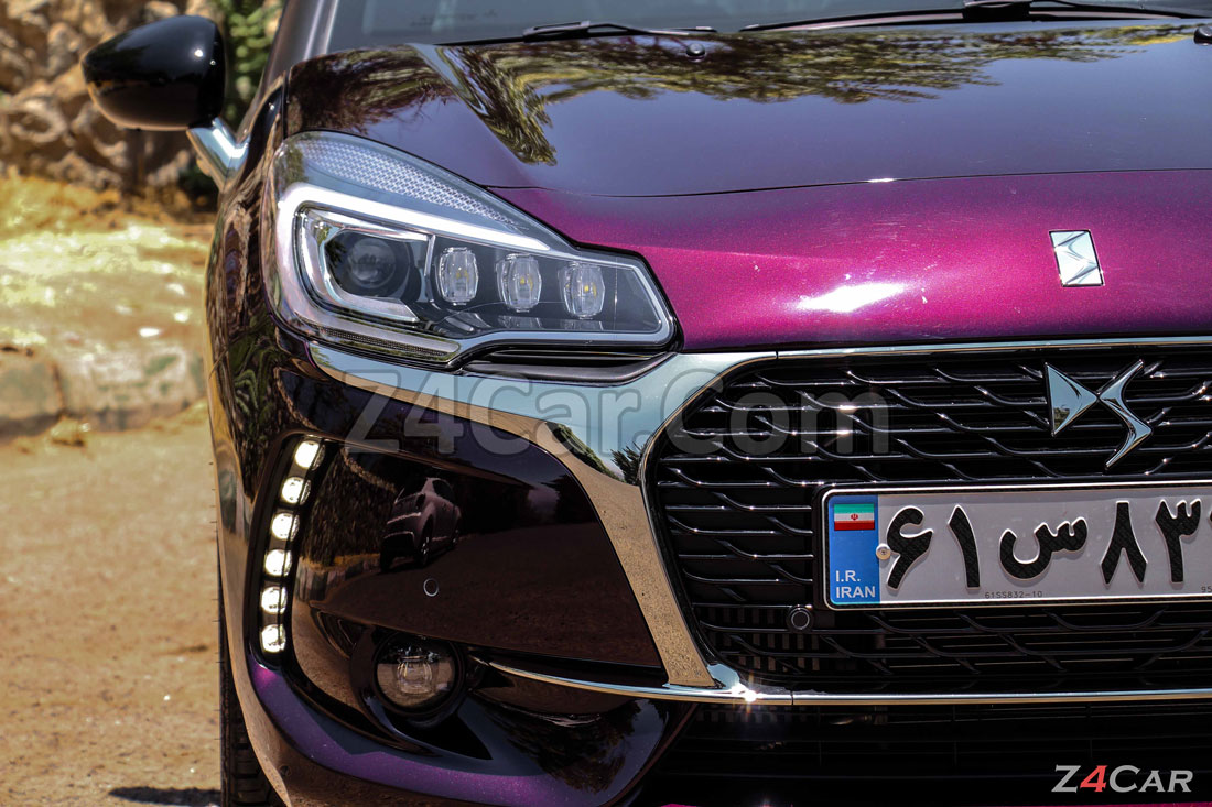 نمای جلو سیتروئن DS3