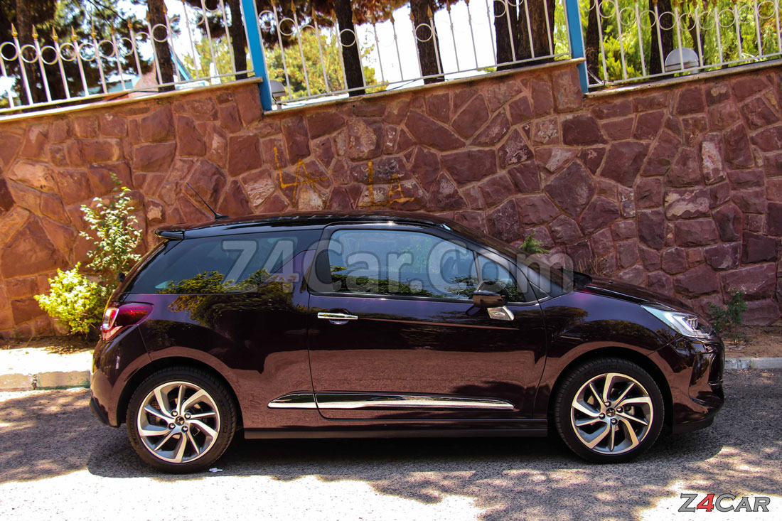 نمای جانبی سیتروئن DS3