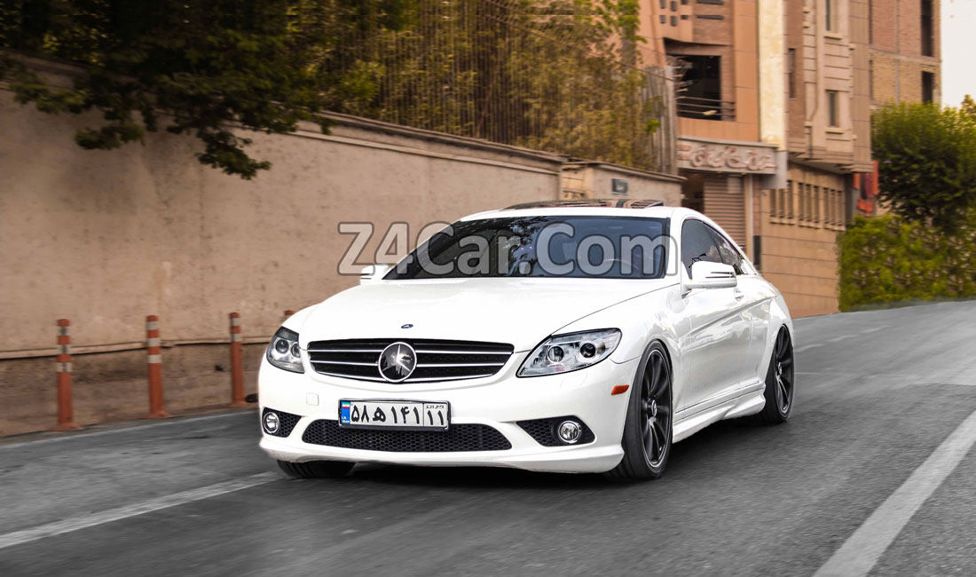نمای جلو بنز CL500