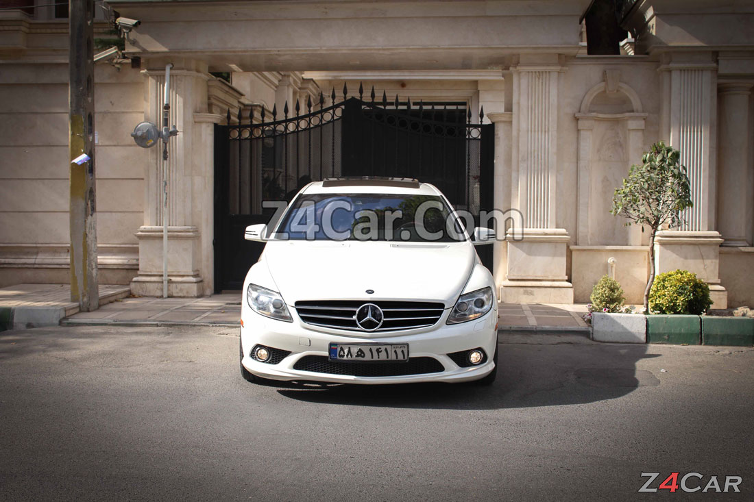 نمای جلو بنز CL500