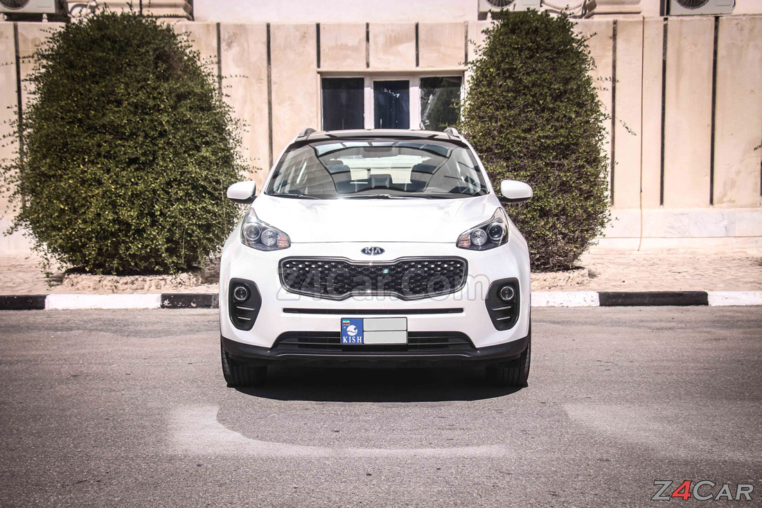 نمای جلو کیا اسپورتیج 2017-2018