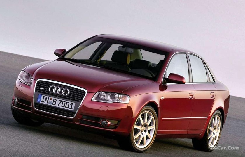 مشخصات فنی آئودی A4 مدل 2005-2008 به همراه گالری تصاویر