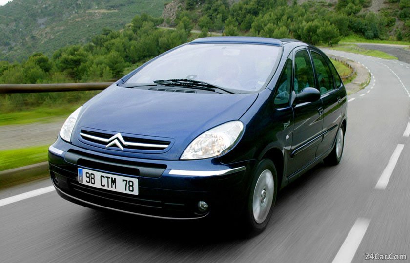 مشخصات فنی سیتروئن Xsara Picasso مدل 2002-2007 به همراه گالری تصاویر