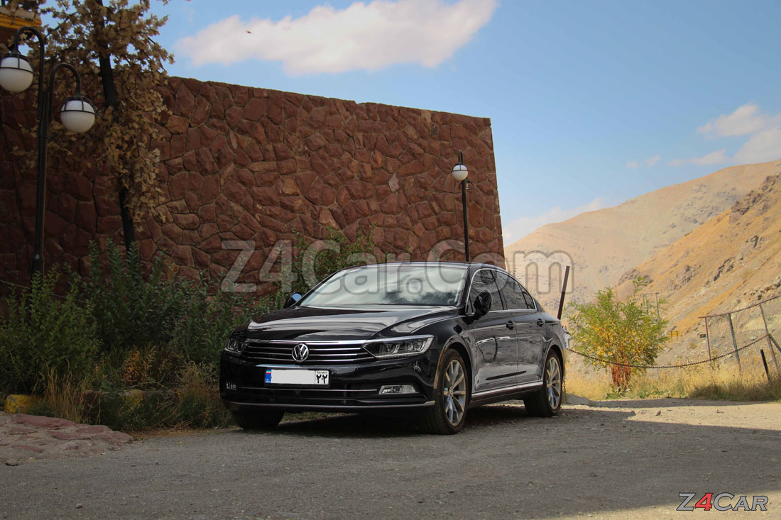 نمای جلو فولکس واگن پاسات