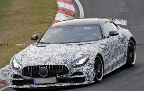 شکار تصاویر جاسوسی مرسدس آ ام گ GT سری Black