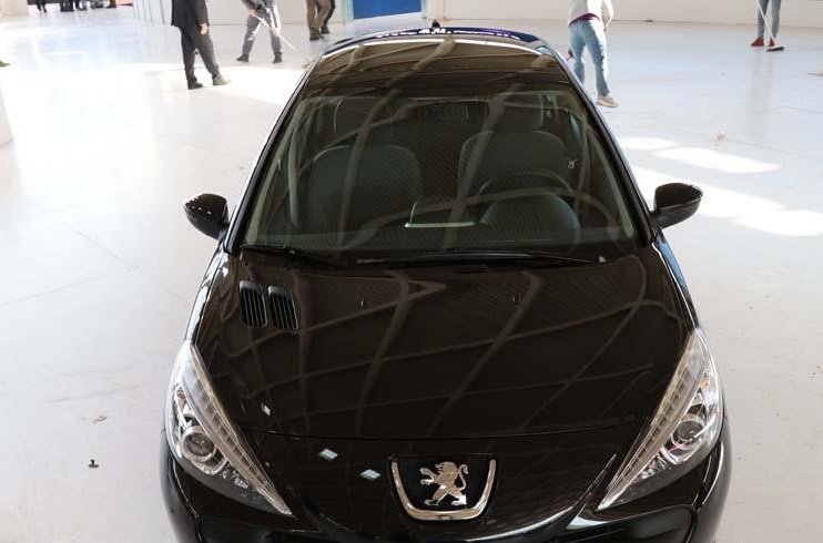 خودروهای پژو 207 با سقف شیشه‌ای + تصاویر