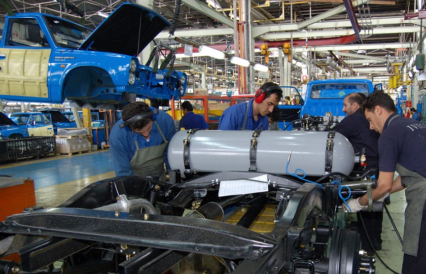 کاهش 57 درصدی تولید خودروهای دوگانه سوز