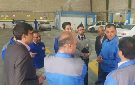 بازدید مدیران خدمات پس از فروش ایران خودرو از نمایندگی‌های کرمان و یزد