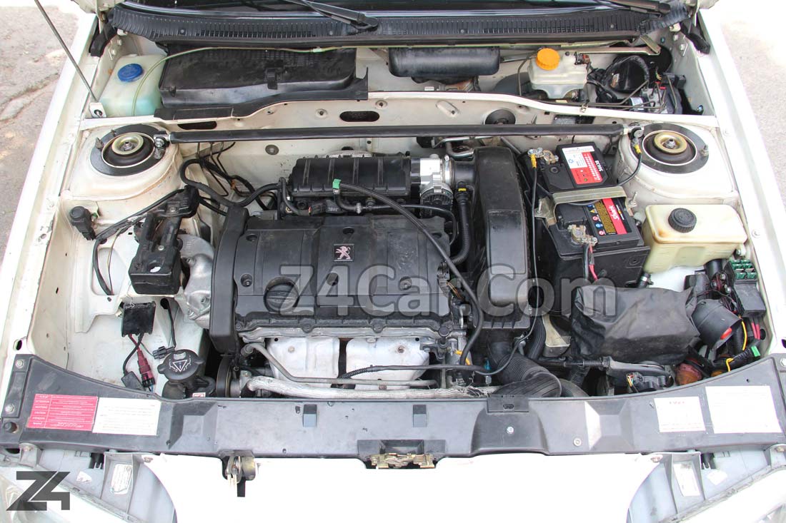عکس از داخل کاپوت و پیشرانه Tu5 پژو پرشیا اتوماتیک