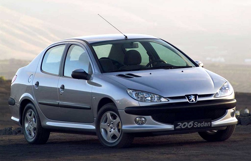 پژو 206 صندوقدار V8