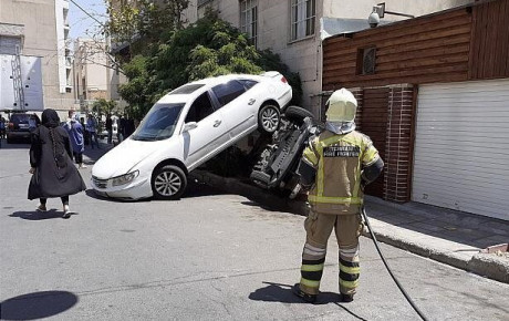 تصادف جالب رانا و آزرا در خیابان فرعی + تصاویر