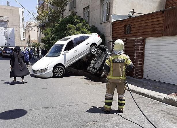 تصادف جالب رانا و آزرا در خیابان فرعی + تصاویر