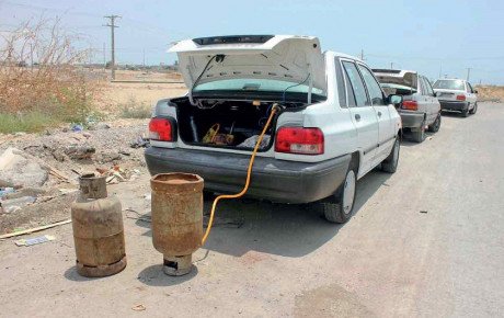 نصب سیلندر گاز مایع در خودرو غیرقانونی است