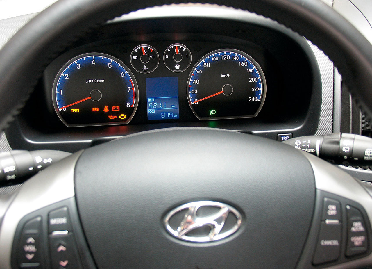 صفحه آمپر و کیلومترشمار هیوندای i30