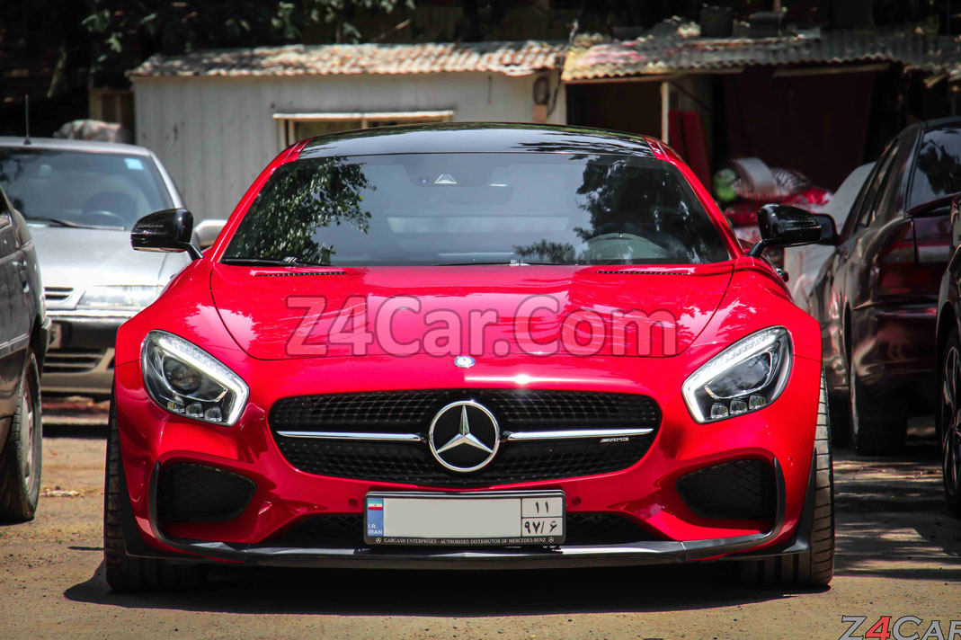 نمای جلو مرسدس بنز AMG GTS