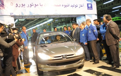 ایران خودرو محصولات یورو ۵ تولید می‌کند