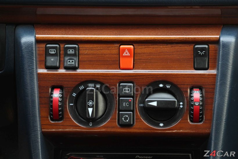 تنظیمات تهویه مطبوع بنز W124