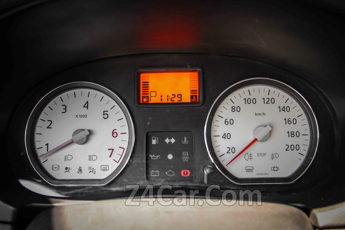 صفحه آمپر و کیلومترشمار رنو تندر 90 اتوماتیک