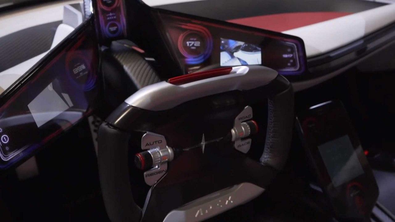 رونمایی از خودروی الکتریکی اپکس AP-0 + تصاویر