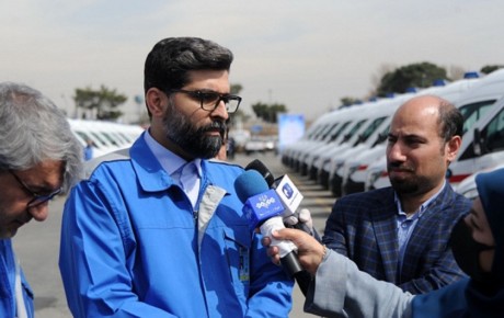 تحویل ۳۶ دستگاه آمبولانس توسط ایران خودرو