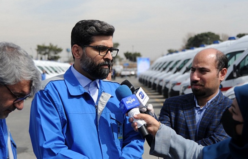 تحویل 36 دستگاه آمبولانس توسط ایران خودرو