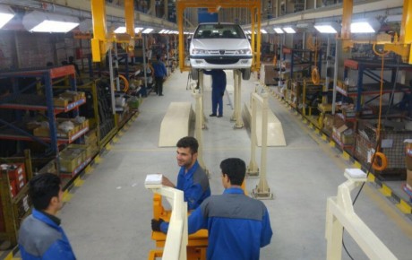 تولید روزانه ۸۵ دستگاه خودرو پژو پارس در شیراز