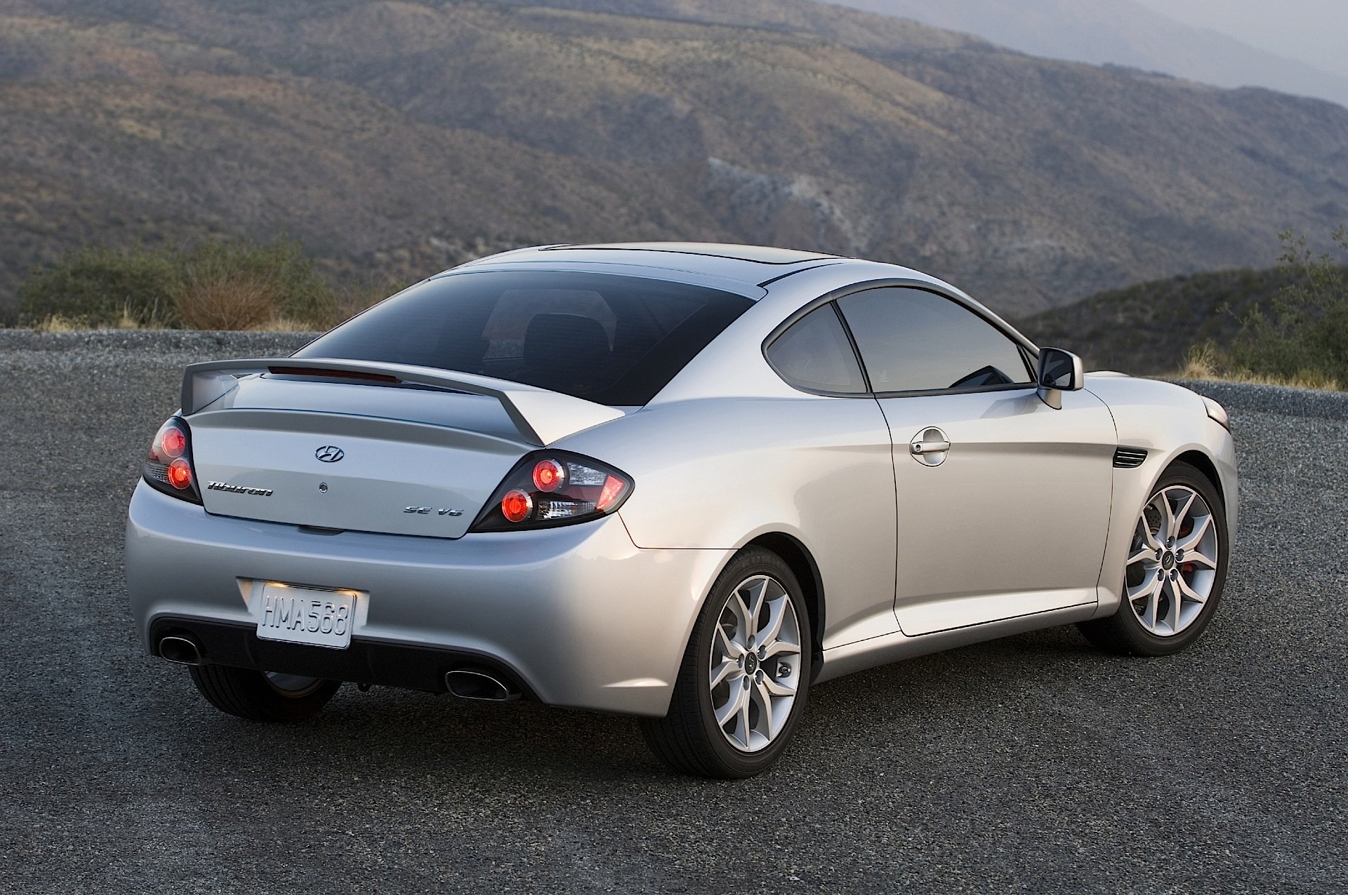 silver coupe back