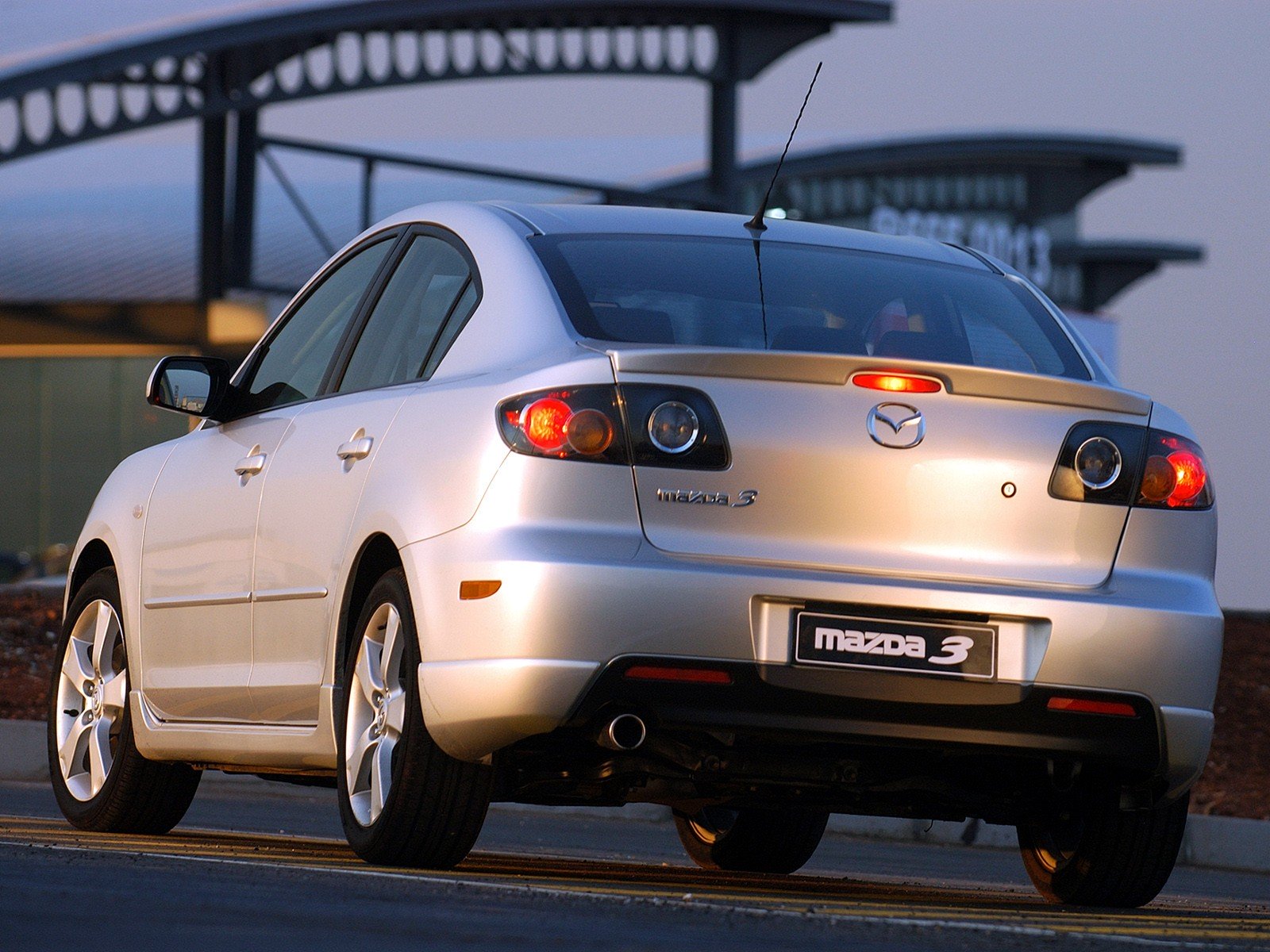 mazda 3 old back