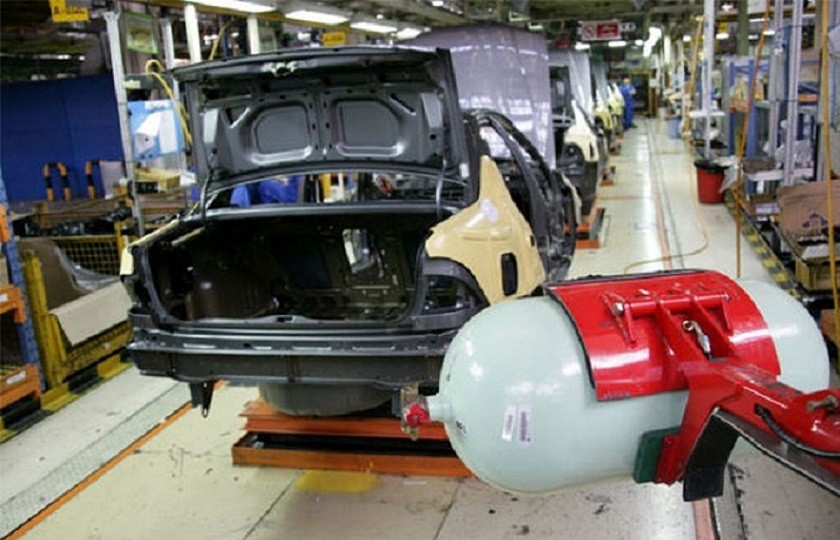رشد تولید خودروهای دوگانه سوز