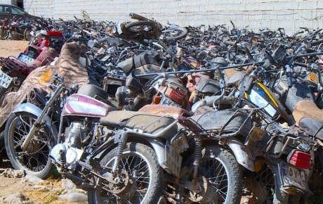 شرط معاینه فنی برای ترخیص موتورسیکلت های رسوبی