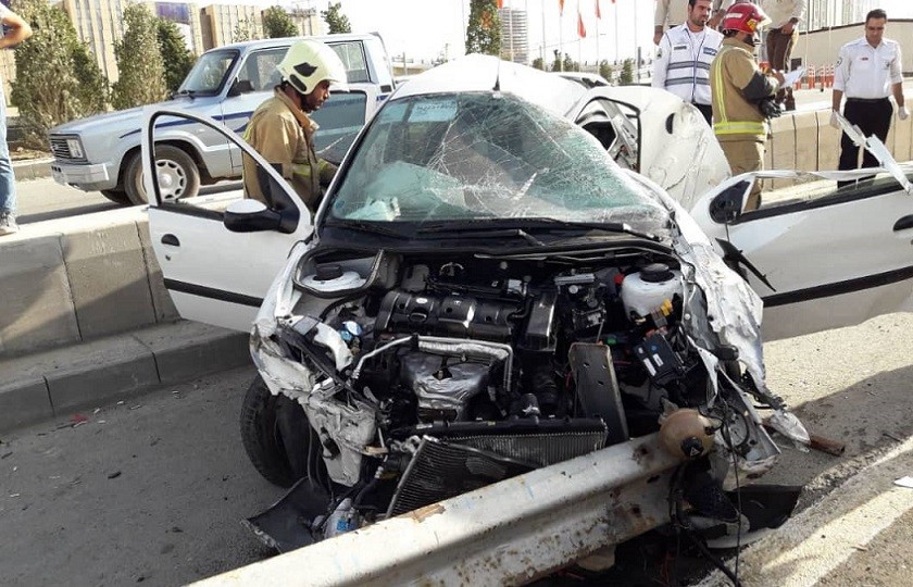 وقوع روزانه ۱۵۰۰ تصادف رانندگی در تهران