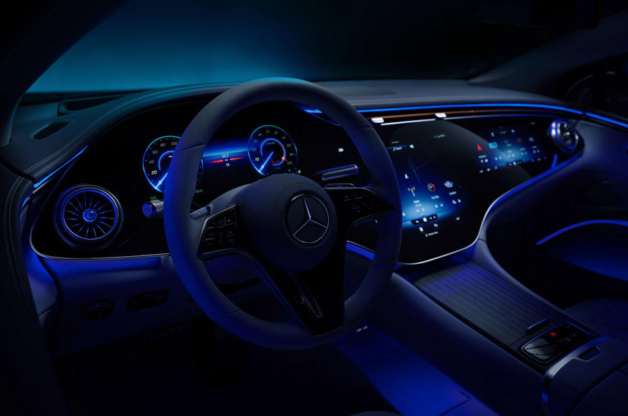 جدیدترین تصاویر کابین مرسدس بنز EQS مدل 2022