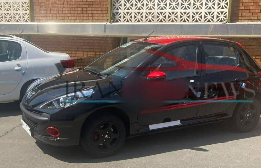 انتشار اولین تصویر از پژو 207 دو رنگ ایران خودرو