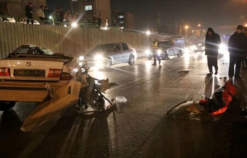 معابر پر تصادف تهران