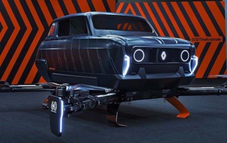 خودرو پرنده با الهام از رنو ۴