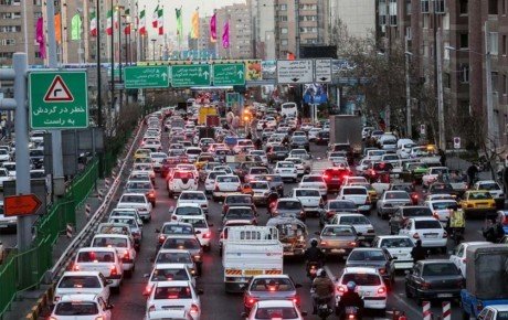 ثبت رکورد ترافیک تهران در سال ۱۴۰۰